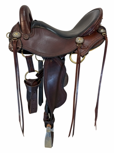 16.5Inch Used Allegany Gaited Endurance Saddle Wide Tree