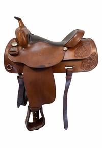 16.5Inch Used Big Horn Trail Saddle Extra Wide Tree 1775