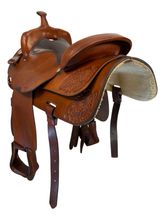 16.5Inch Used Big Horn Trail Saddle Extra Wide Tree 1775
