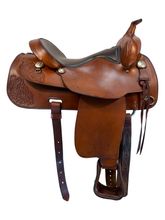 16.5Inch Used Big Horn Trail Saddle Extra Wide Tree 1775
