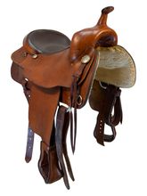 16.5Inch Used Big Horn Trail Saddle Extra Wide Tree 1775
