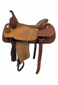 HOLD 2026/01/19c 16.5Inch Used Billy Cook Pro Cutter Saddle Wide Tree 8940