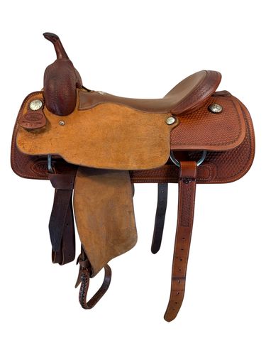 16.5Inch Used Billy Cook Pro Cutter Saddle Wide Tree 8940