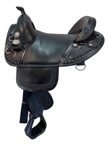 SOLD 2026/02/04j  16.5Inch Used Bob Marshall Treeless Trail Saddle Wide Tree