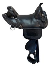 SOLD 2026/02/04j  16.5Inch Used Bob Marshall Treeless Trail Saddle Wide Tree