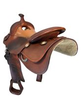 16.5Inch Used Bobs Custom Reining Saddle