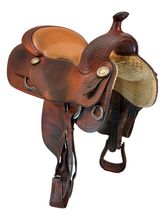 16.5Inch Used Bobs Custom Reining Saddle