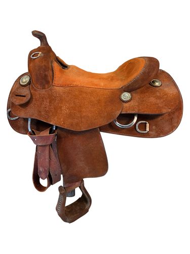 16.5Inch Used Bobs Custom Training Saddle