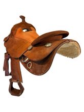 16.5Inch Used Bobs Custom Training Saddle