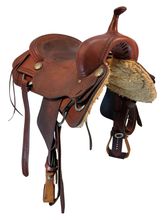 SOLD 2025/12/01j 16.5Inch Used Bowden Leather Co Ranch Saddle Platinum