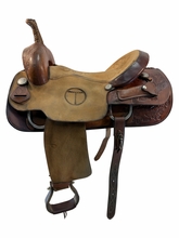 16.5Inch Used Circle Y All Around Saddle Medium Tree 2336