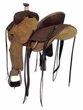 16.5Inch Used Circle Y Barton Ranch Saddle Wide Tree 2125