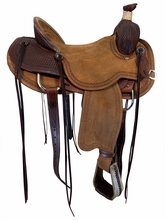 16.5Inch Used Circle Y Barton Ranch Saddle Wide Tree 2125