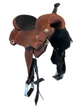 16.5Inch Used Circle Y JBN Thunderbird Treeless Barrel Saddle 3915