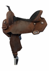 16.5Inch Used Circle Y JBN Treeless Barrel Saddle Wide Tree  3915