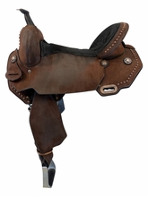SOLD 2026/07/13 16.5Inch Used Circle Y JBN Treeless Barrel Saddle Wide Tree  3915