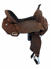 SOLD 2026/07/13 16.5Inch Used Circle Y JBN Treeless Barrel Saddle Wide Tree  3915