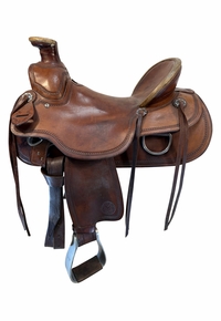 16.5Inch Used Circle Y Ranch Saddle Wide Tree 1344