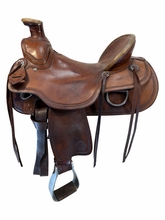 16.5Inch Used Circle Y Ranch Saddle Wide Tree 1344