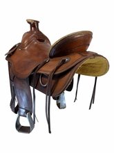 16.5Inch Used Circle Y Ranch Saddle Wide Tree 1344