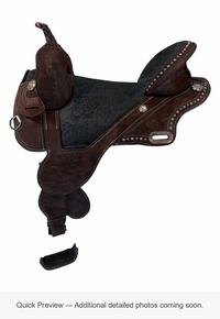 16.5Inch Used Circle Y Treeless Barrel Saddle Wide Tree 5199
