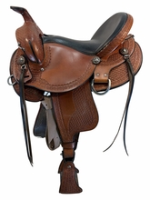 16.5Inch Used Dixieland Trail Saddle Wide Gaited Tree 121037