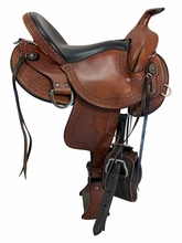 16.5Inch Used Dixieland Trail Saddle Wide Gaited Tree 121037