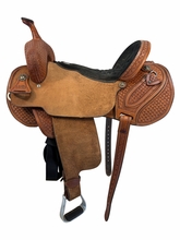 16.5Inch Used Double J Barrel Saddle Wide Tree