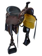 16.5Inch Used Eli Miller Trail Saddle Medium Tree