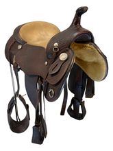 16.5Inch Used Goerge Rios Reining Saddle Medium Tree