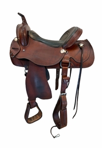16.5Inch Used HedgPeth Trail Saddle Medium Tree