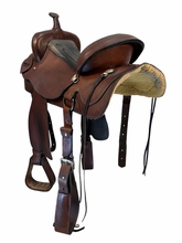 16.5Inch Used HedgPeth Trail Saddle Medium Tree