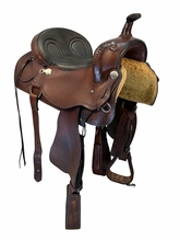 16.5Inch Used HedgPeth Trail Saddle Medium Tree