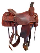 16.5Inch Used HR Hud Roberts Ranch Saddle