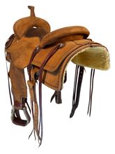 16.5Inch Used Laredo Trail Saddle Wide Tree