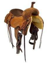 16.5Inch Used Laredo Trail Saddle Wide Tree