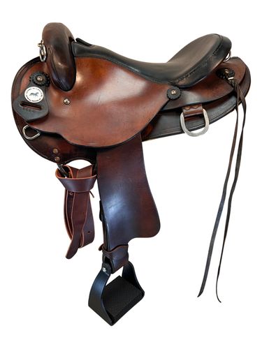 SOLD 2025/10/30   16.5Inch Used National Bridle Shop Endurance Saddle 2624