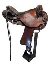 SOLD 2025/10/30   16.5Inch Used National Bridle Shop Endurance Saddle 2624