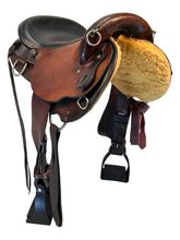 SOLD 2025/10/30   16.5Inch Used National Bridle Shop Endurance Saddle 2624