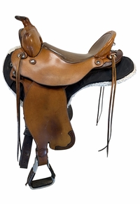 16.5Inch Used OrthoFlex Brazo Trail Saddle Medium Tree 378