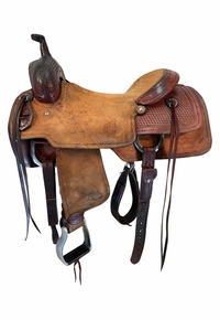 16.5Inch Used Reinsman Ken McNabb Ranch Saddle