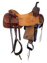 16.5Inch Used Reinsman Ken McNabb Ranch Saddle