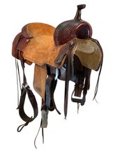 16.5Inch Used Reinsman Ken McNabb Ranch Saddle