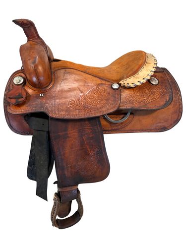 16.5Inch Used Santa Fe Saddlery Roping Saddle