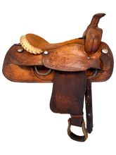 16.5Inch Used Santa Fe Saddlery Roping Saddle