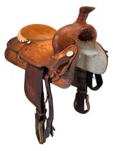 16.5Inch Used Santa Fe Saddlery Roping Saddle