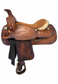 16.5Inch Used Santa Fe Saddlery Roping Saddle