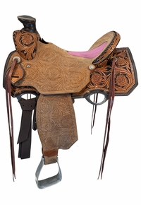 16.5Inch Used Sheridan Wade Ranch Saddle Wide Tree