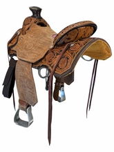 16.5Inch Used Sheridan Wade Ranch Saddle Wide Tree