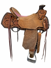16.5Inch Used Sheridan Wade Ranch Saddle Wide Tree